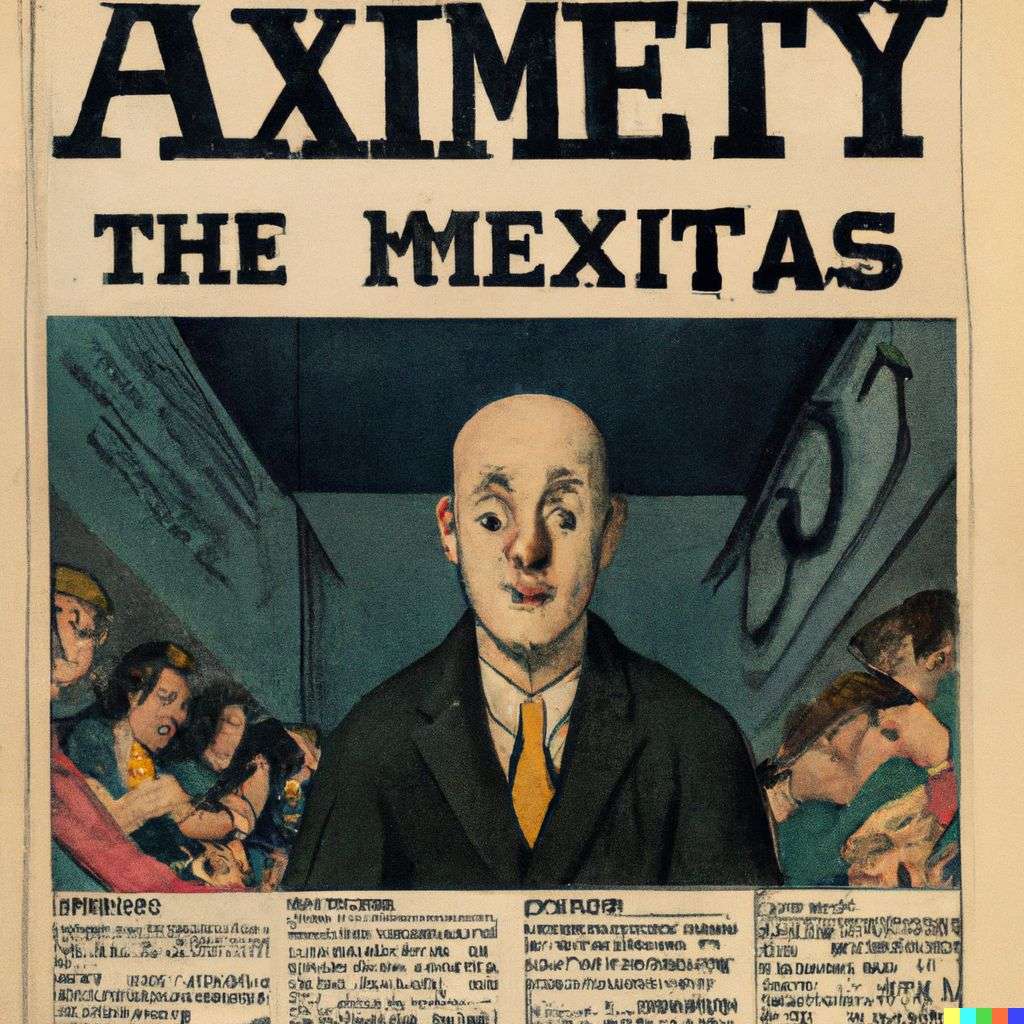 a representation of anxiety, front page of The New York Times, 1930